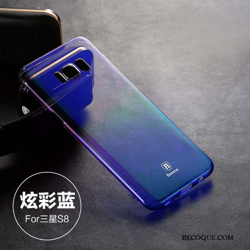 Samsung Galaxy S8 Incassable Haute Bleu Coque De Téléphone Difficile