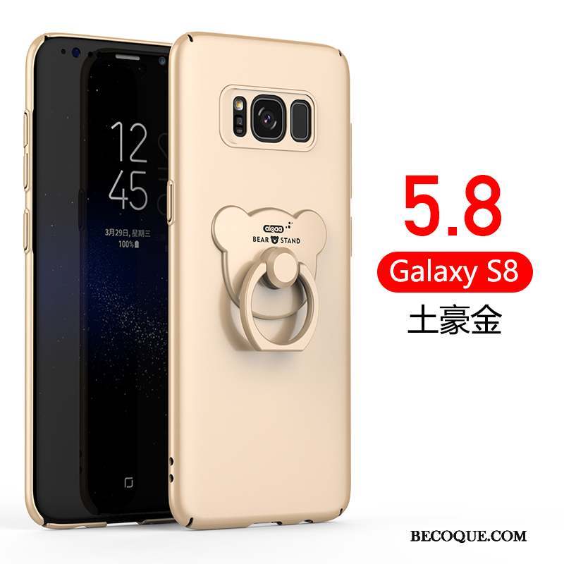 Samsung Galaxy S8+ Incassable Étui Coque De Téléphone Très Mince Anneau Délavé En Daim