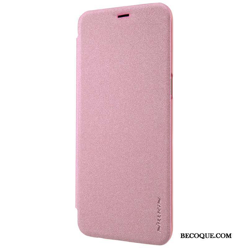 Samsung Galaxy S8+ Or Rouge Étui En Cuir Coque De Téléphone Housse Protection