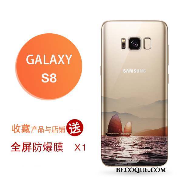 Samsung Galaxy S8 Protection Coque De Téléphone Fluide Doux Tendance Étui Accessoires