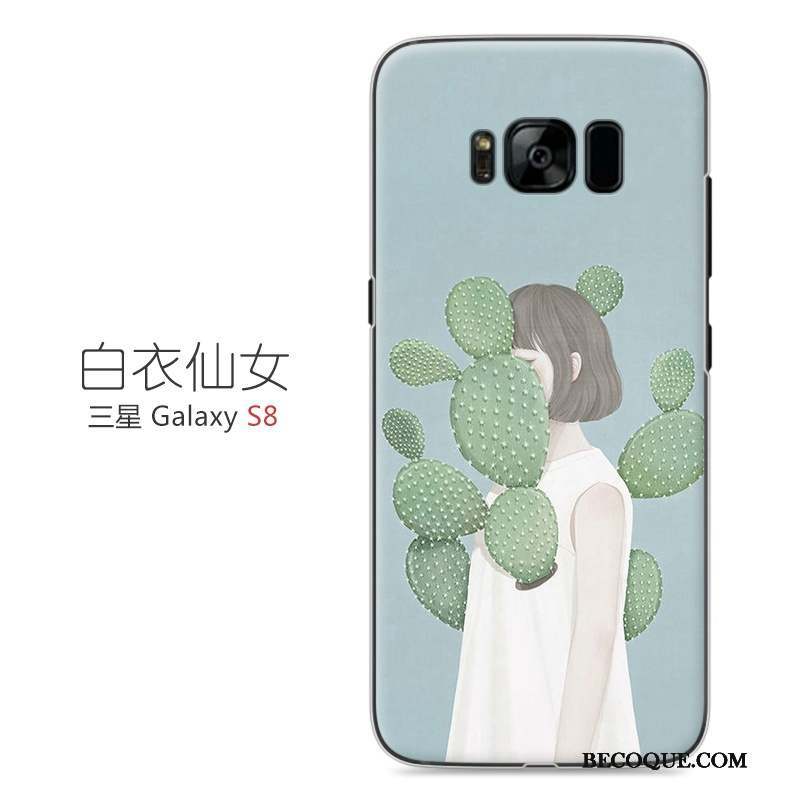 Samsung Galaxy S8 Protection Difficile Rose Coque Étui Art