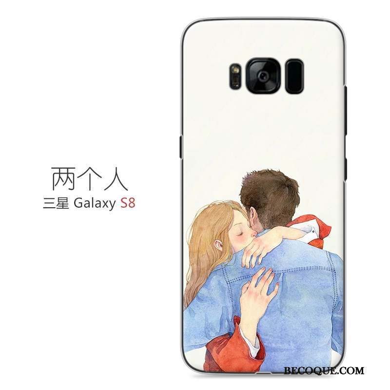 Samsung Galaxy S8 Protection Difficile Rose Coque Étui Art