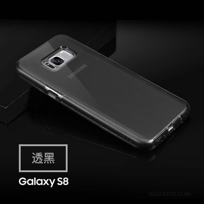 Samsung Galaxy S8 Protection Incassable Fluide Doux Vert Coque De Téléphone