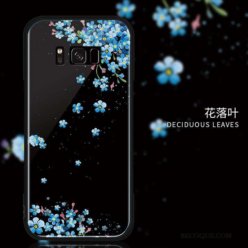 Samsung Galaxy S8+ Protection Verre Fluide Doux Personnalité Coque De Téléphone Créatif