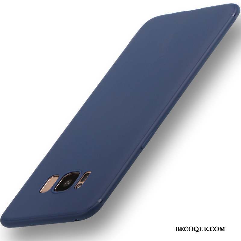 Samsung Galaxy S8 Protection Étui Rouge Coque De Téléphone Délavé En Daim Très Mince