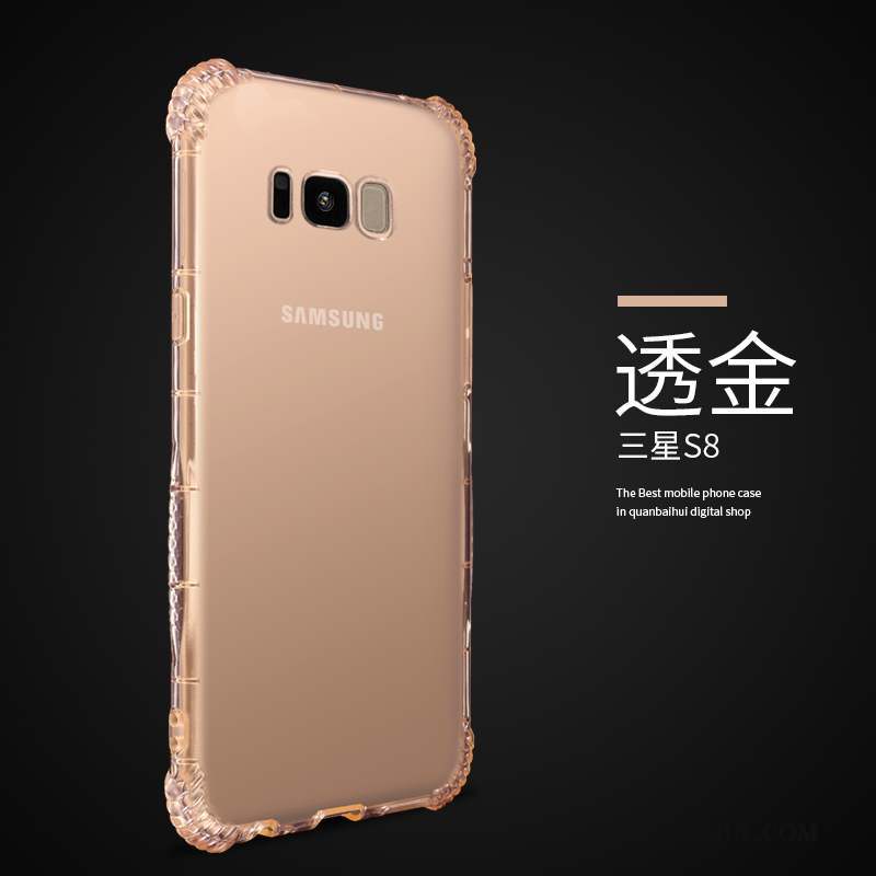 Samsung Galaxy S8 Rose Coque Protection Silicone De Téléphone Tendance