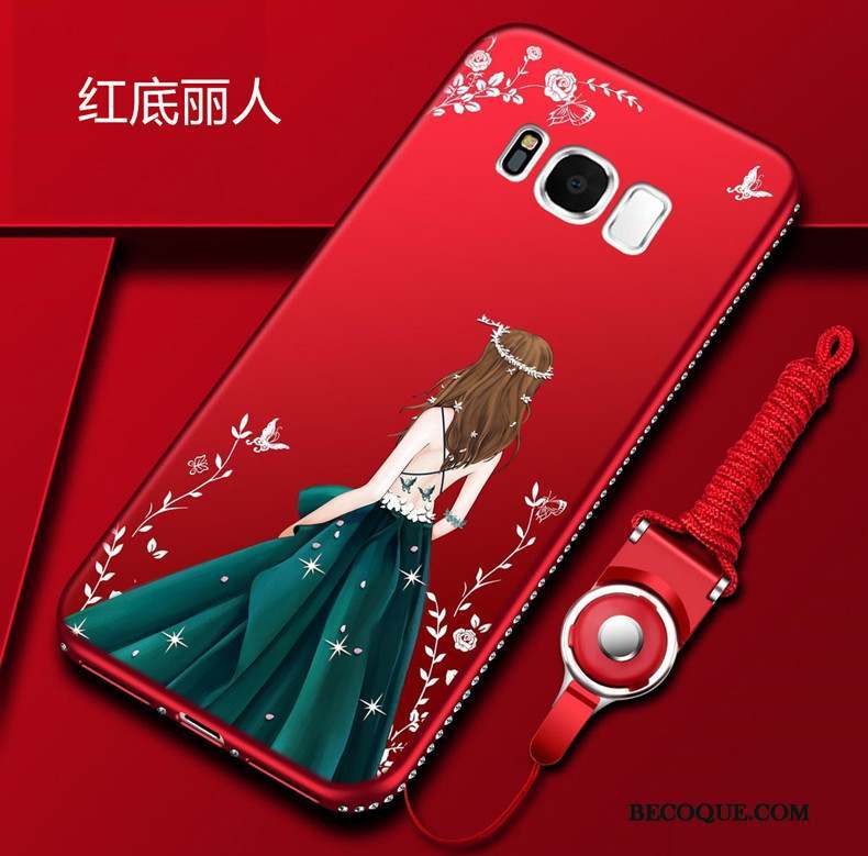 Samsung Galaxy S8 Strass Coque De Téléphone Dessin Animé Protection Étui Tout Compris