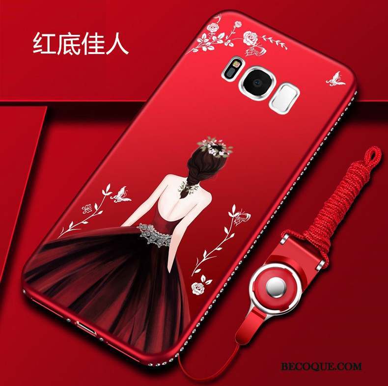 Samsung Galaxy S8 Strass Coque De Téléphone Dessin Animé Protection Étui Tout Compris