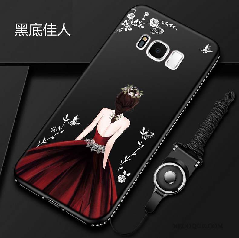 Samsung Galaxy S8 Strass Coque De Téléphone Dessin Animé Protection Étui Tout Compris