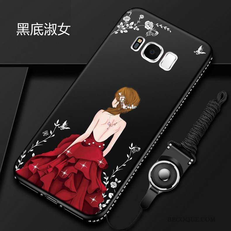 Samsung Galaxy S8 Strass Coque De Téléphone Dessin Animé Protection Étui Tout Compris