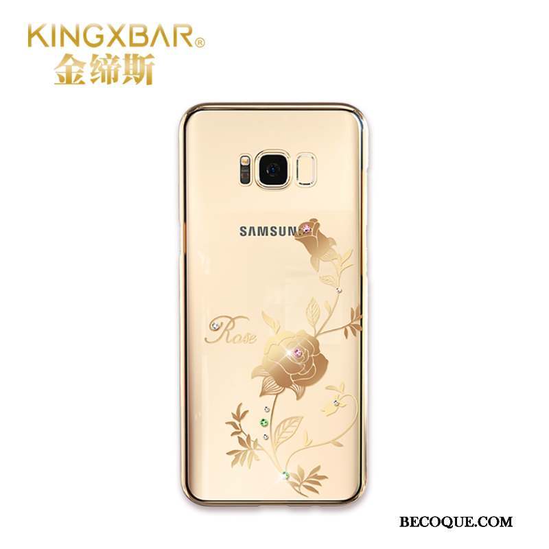 Samsung Galaxy S8+ Strass Coque De Téléphone Étui Protection Transparent Très Mince