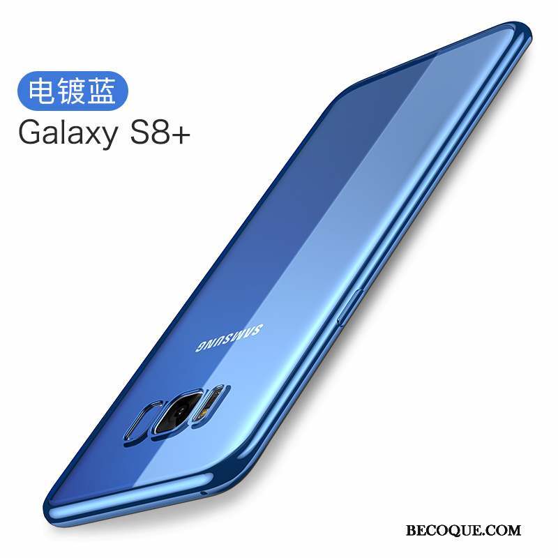 Samsung Galaxy S8+ Tendance Très Mince Silicone Fluide Doux Coque De Téléphone Placage