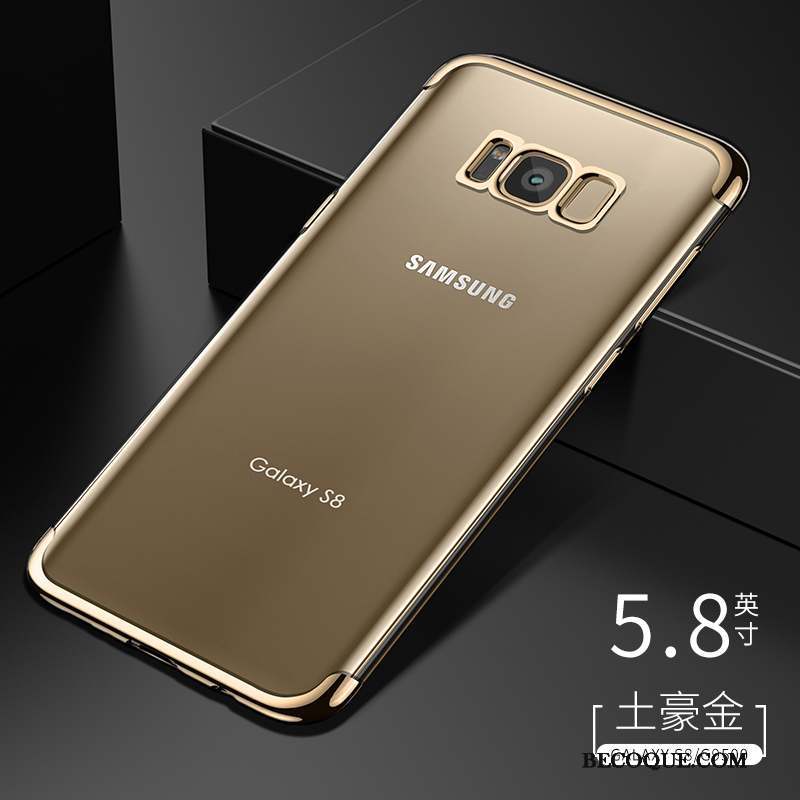 Samsung Galaxy S8 Tout Compris Incassable Créatif Coque De Téléphone Argent Silicone