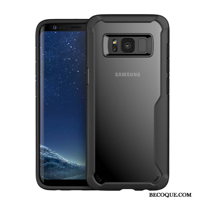 Samsung Galaxy S8+ Tout Compris Transparent Gris Ballon Coque De Téléphone Tendance