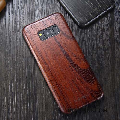 Samsung Galaxy S8 Très Mince Bois Massif Étui Coque De Téléphone Marque De Tendance Protection