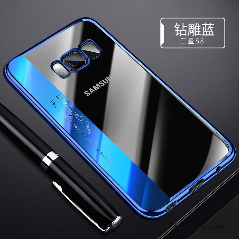 Samsung Galaxy S8 Très Mince Noir Coque De Téléphone Incassable Fluide Doux Silicone