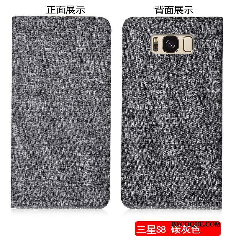 Samsung Galaxy S8+ Téléphone Portable Étui En Cuir Coque De Téléphone Housse Incassable Multicolore