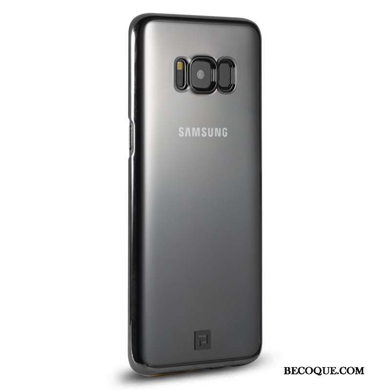 Samsung Galaxy S8 Étui Bleu Tendance Protection Transparent Coque