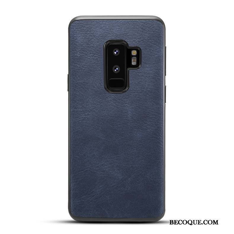 Samsung Galaxy S9+ Coque De Téléphone Cuir Tout Compris Jaune Modèle Fleurie Étui