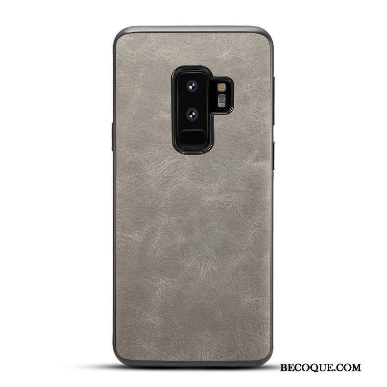 Samsung Galaxy S9+ Coque De Téléphone Cuir Tout Compris Jaune Modèle Fleurie Étui