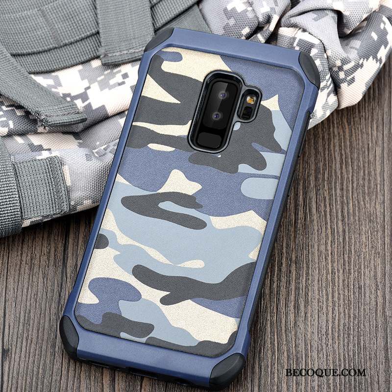 Samsung Galaxy S9+ Coque De Téléphone Incassable Étui Bleu Épaissir Protection