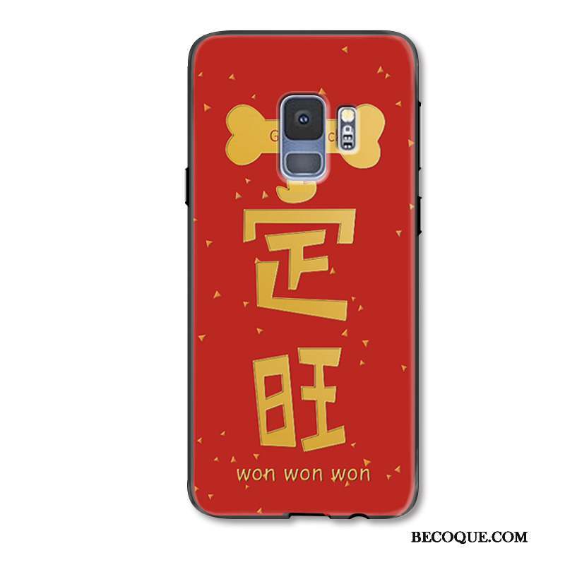 Samsung Galaxy S9 Coque De Téléphone Protection Rouge Étui Nouveau De Fête