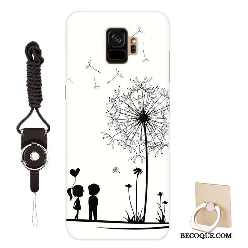 Samsung Galaxy S9 Coque De Téléphone Rose Étui Fluide Doux Personnalité