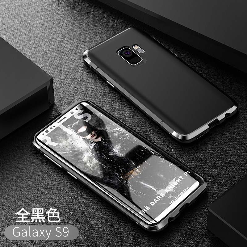Samsung Galaxy S9 Coque De Téléphone Étui Violet Marque De Tendance Personnalité Métal