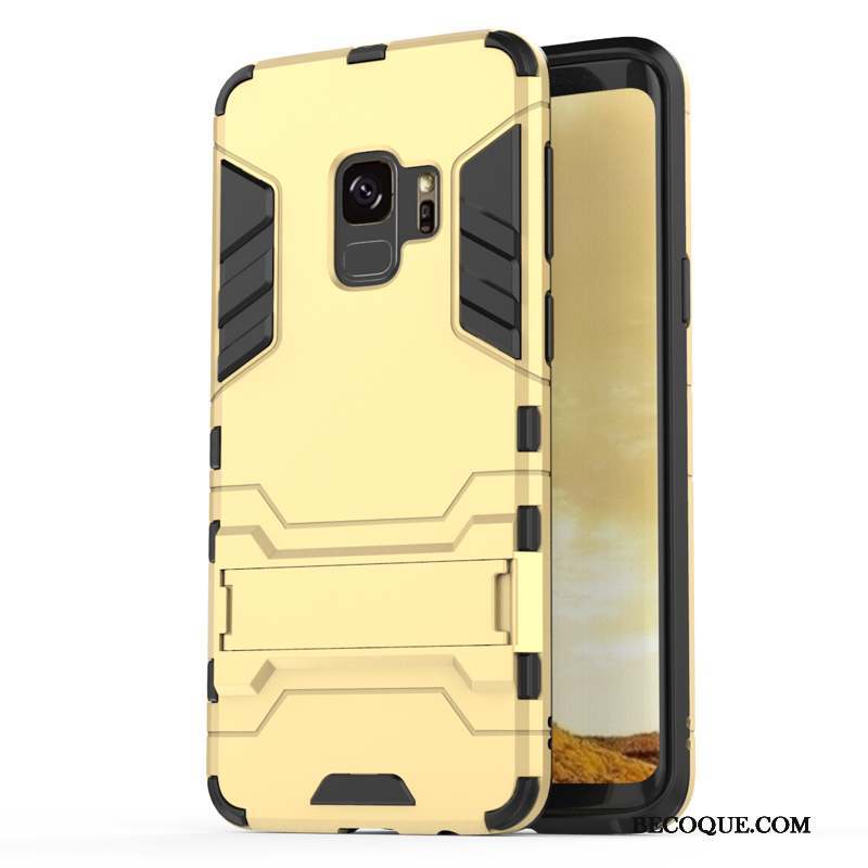 Samsung Galaxy S9+ Coque Délavé En Daim Créatif Incassable Protection Bleu Tout Compris