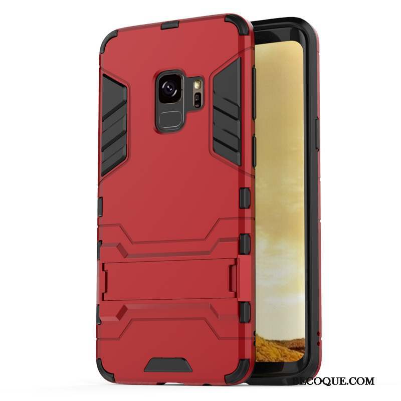 Samsung Galaxy S9+ Coque Délavé En Daim Créatif Incassable Protection Bleu Tout Compris