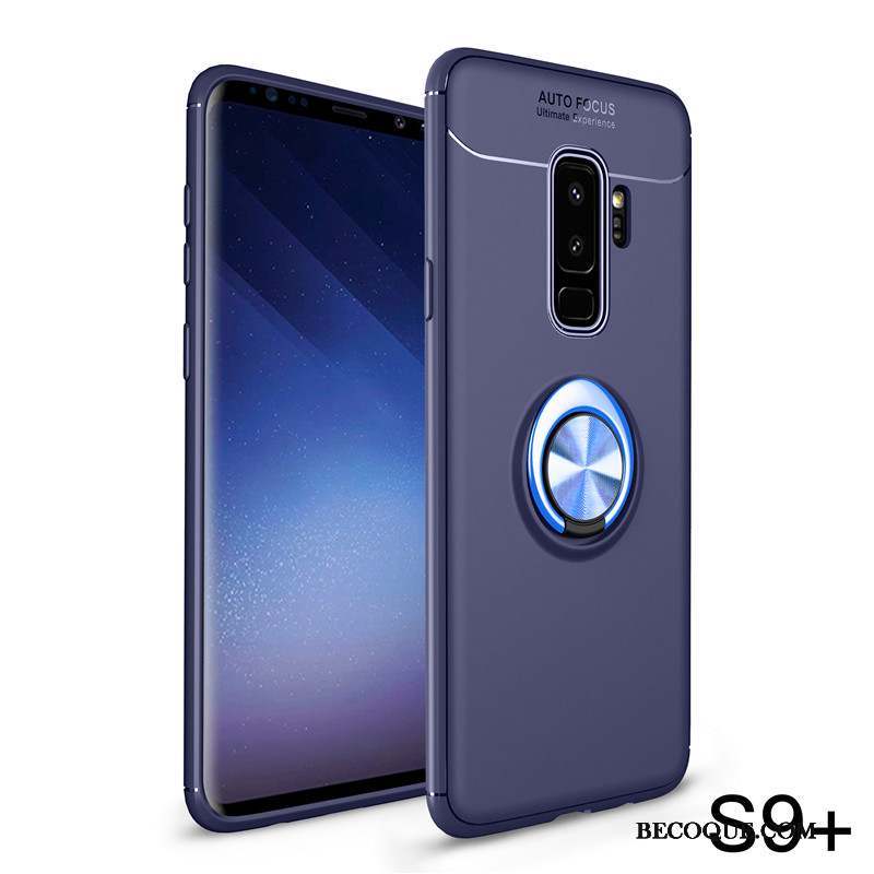 Samsung Galaxy S9+ Coque Délavé En Daim Incassable Tout Compris Protection Silicone Créatif