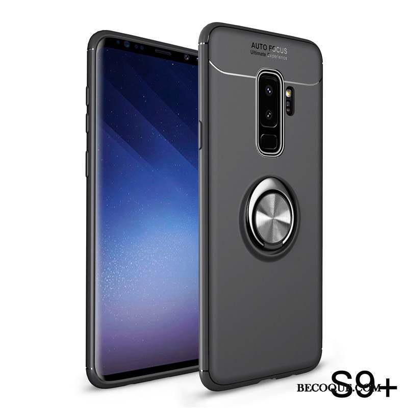 Samsung Galaxy S9+ Coque Délavé En Daim Incassable Tout Compris Protection Silicone Créatif