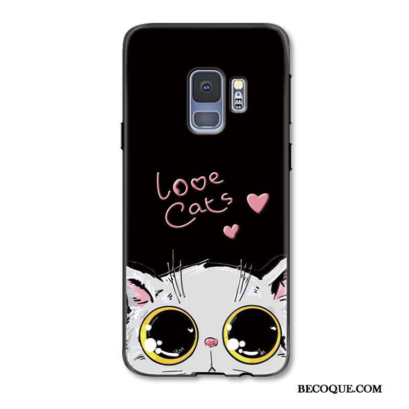 Samsung Galaxy S9 Coque Grand Amoureux Ornements Suspendus Charmant Simple Dessin Animé