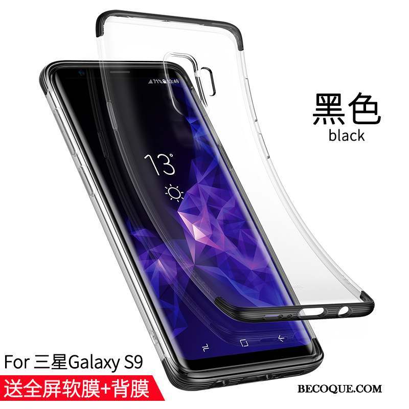 Samsung Galaxy S9 Coque Incassable Tendance Silicone Très Mince Étui Fluide Doux