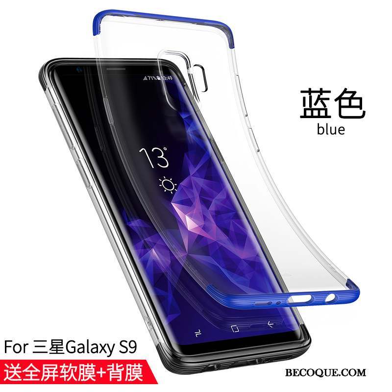 Samsung Galaxy S9 Coque Incassable Tendance Silicone Très Mince Étui Fluide Doux