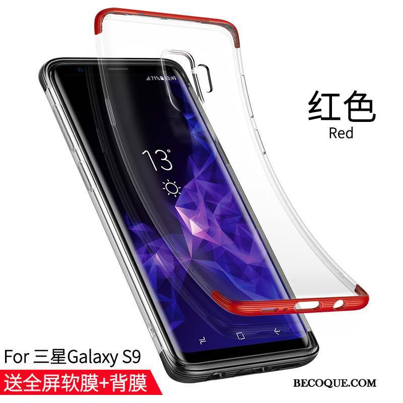 Samsung Galaxy S9 Coque Incassable Tendance Silicone Très Mince Étui Fluide Doux