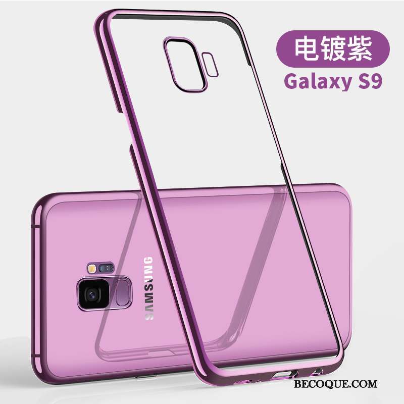 Samsung Galaxy S9 Coque Incassable Très Mince Tout Compris Bleu Étui Protection