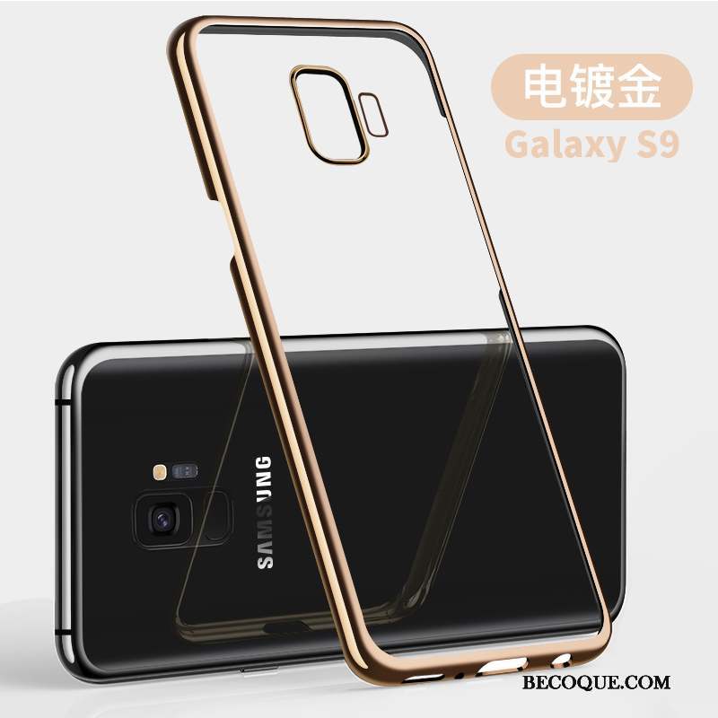 Samsung Galaxy S9 Coque Incassable Très Mince Tout Compris Bleu Étui Protection