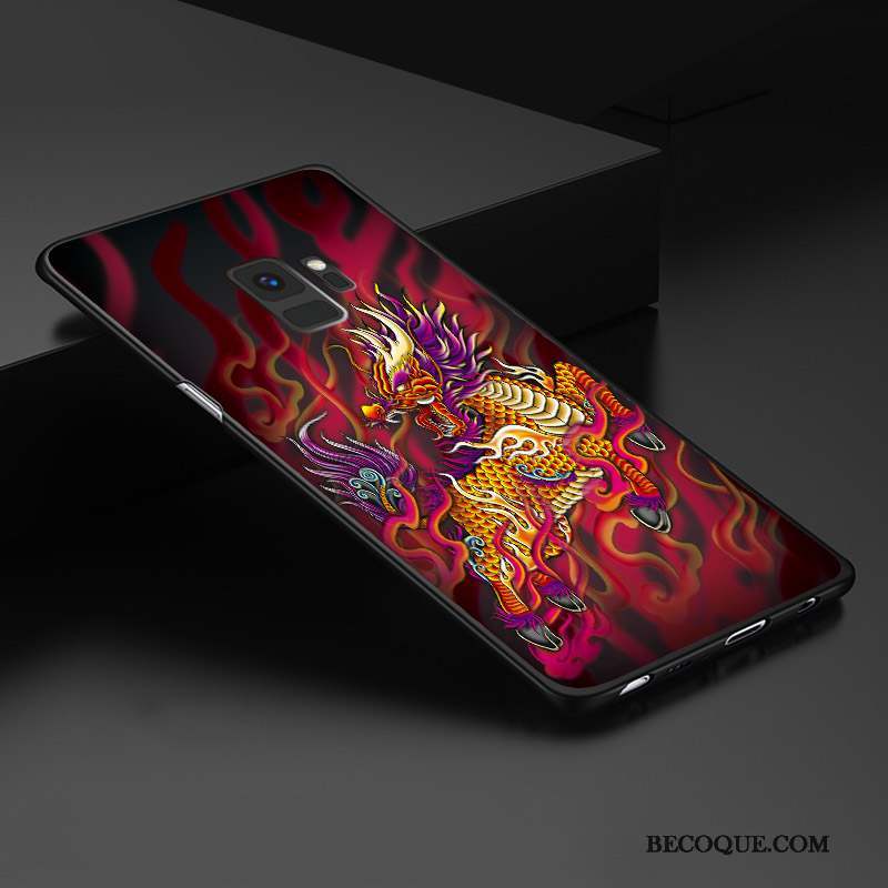 Samsung Galaxy S9+ Coque Personnalisé Protection Style Chinois Dimensionnel Incassable Tout Compris