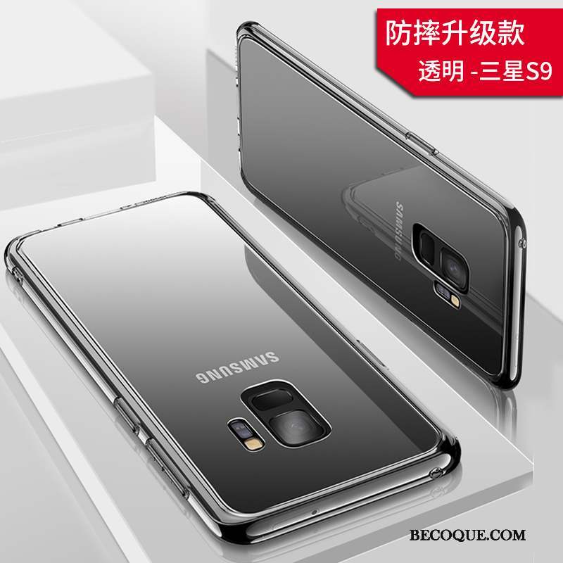 Samsung Galaxy S9 Coque Protection Membrane Nouveau Incassable Délavé En Daim Silicone