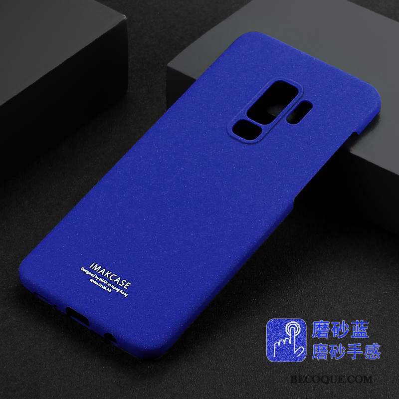 Samsung Galaxy S9+ Coque Protection Tendance Denim Support Étui Délavé En Daim