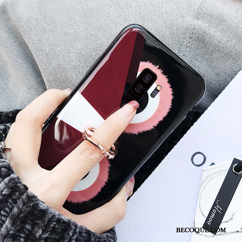 Samsung Galaxy S9 Coque Silicone Vin Rouge Incassable Marque De Tendance Net Rouge Créatif