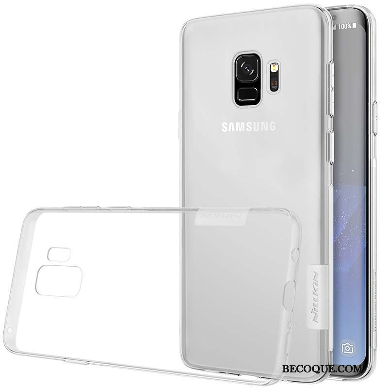 Samsung Galaxy S9 Coque Transparent Fluide Doux Or Tout Compris Incassable Protection