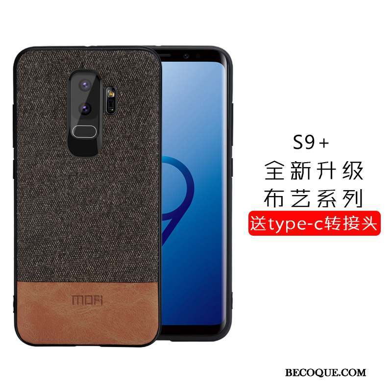 Samsung Galaxy S9+ Coque Étui Tout Compris Créatif Silicone Incassable Très Mince