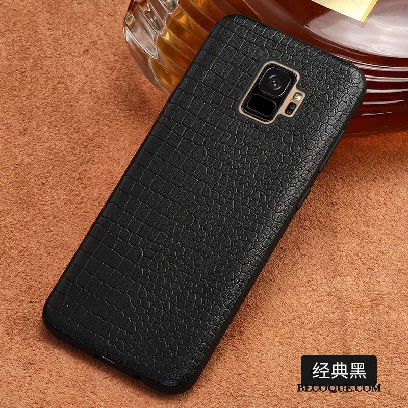 Samsung Galaxy S9+ Créatif Luxe Coque De Téléphone Marque De Tendance Étui En Cuir Personnalité