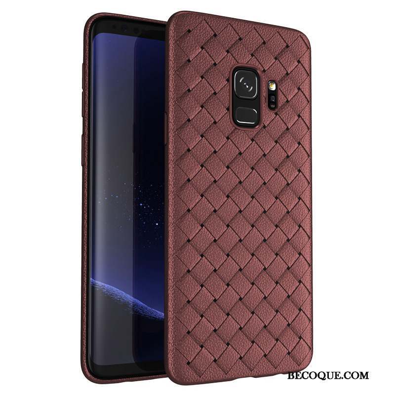 Samsung Galaxy S9 Cuir Coque Nouveau Personnalité Protection Modèle Fleurie