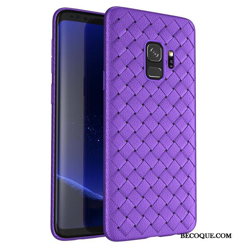 Samsung Galaxy S9 Cuir Coque Nouveau Personnalité Protection Modèle Fleurie