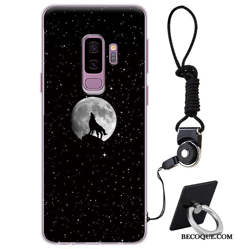 Samsung Galaxy S9+ Fluide Doux Coque De Téléphone Tout Compris Silicone Incassable Simple