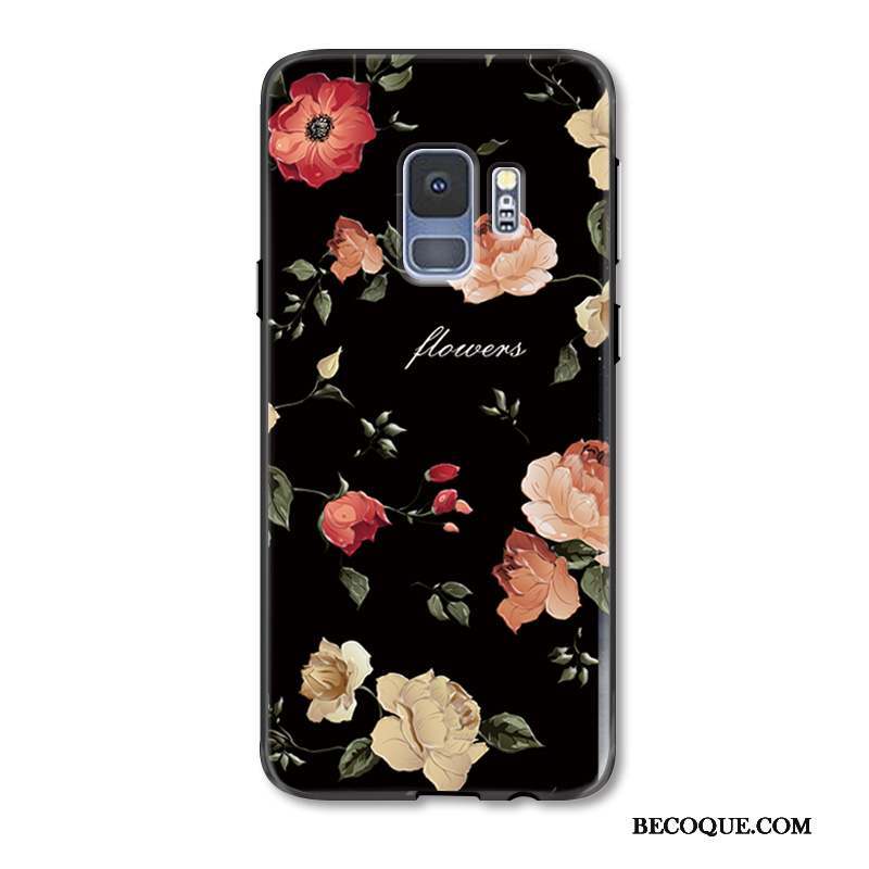 Samsung Galaxy S9 Gaufrage Protection Luxe Ornements Suspendus Vert Coque De Téléphone