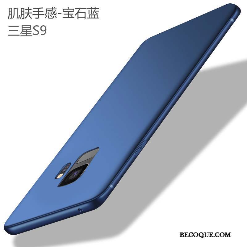 Samsung Galaxy S9 Incassable Fluide Doux Rouge Protection Coque De Téléphone Silicone